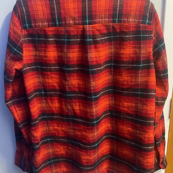 Ll bean Unisex Plaid Button Down Shirt - Picture 4 of 5